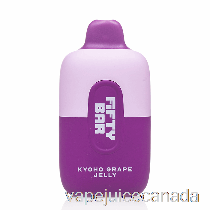 Vape Juice Fifty Bar 6500 Disposable Kyoho Grape Jelly